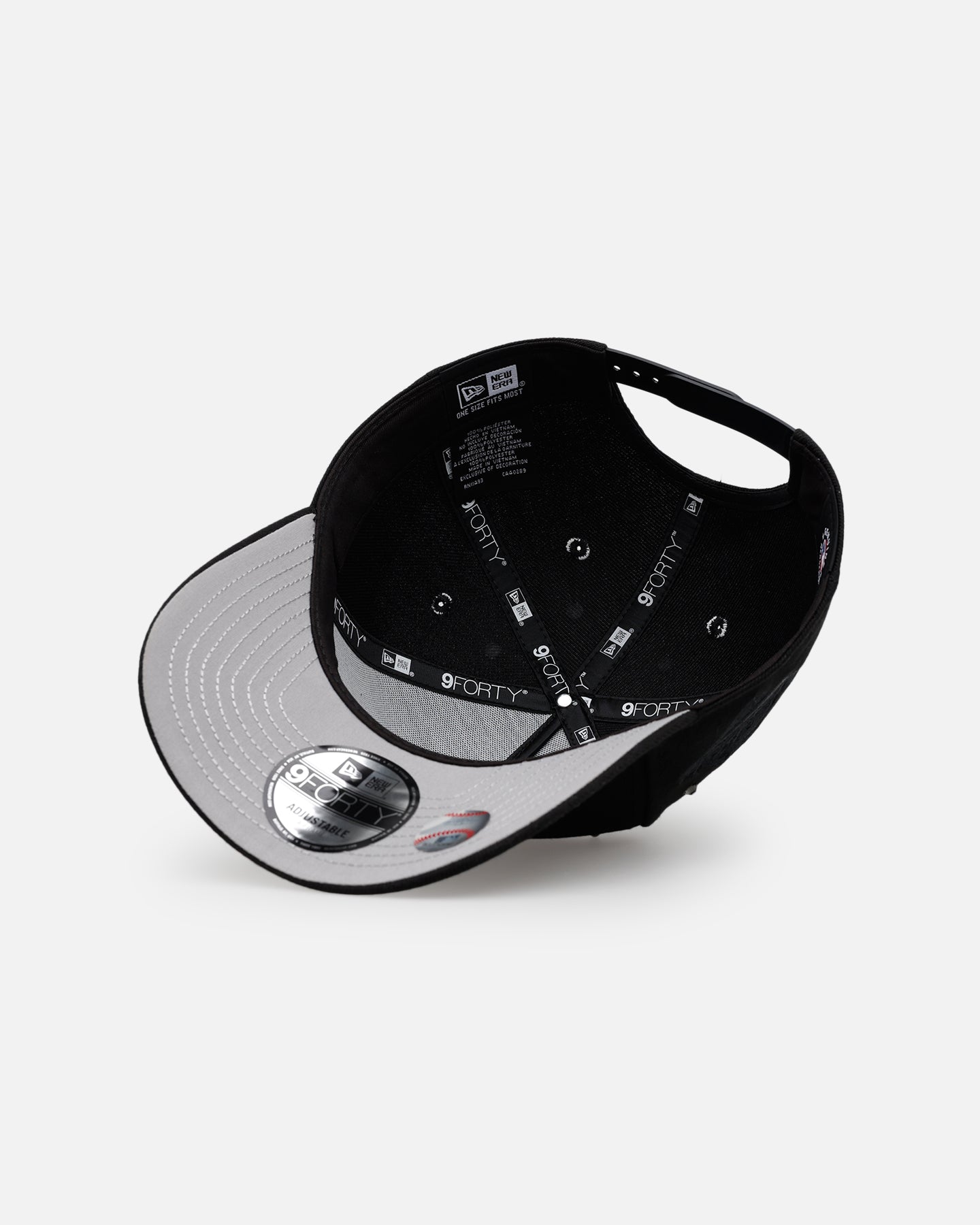 New Era New York Yankees 'Embellishment' 9FORTY A-Frame Snapback Black/Black