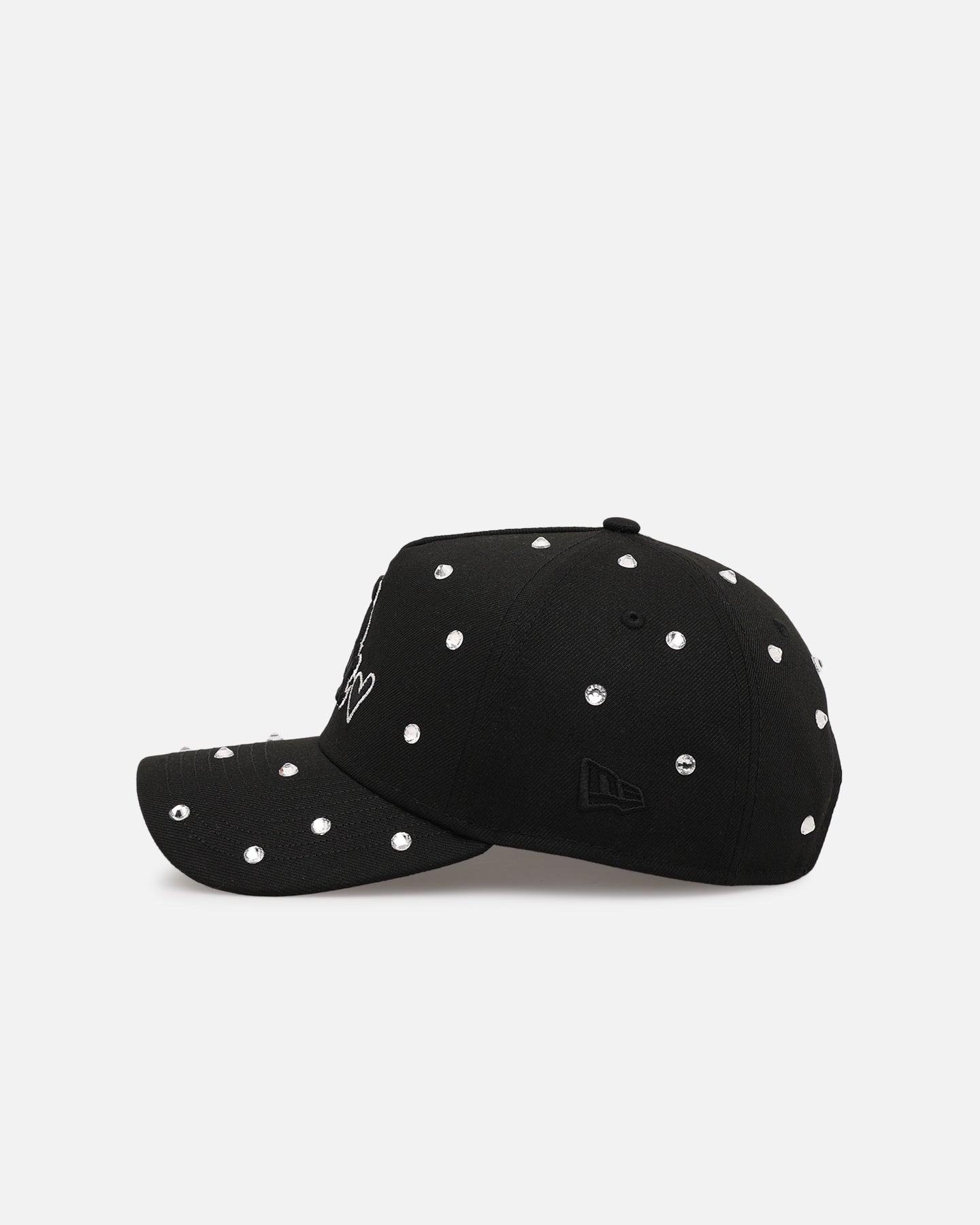 New Era Chicago White Sox 'Black Satin Hearts' 9FORTY A-Frame Snapback Black