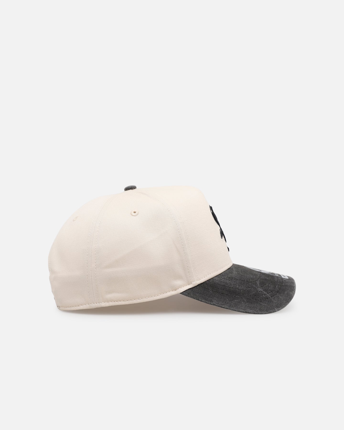 47 Brand Chicago White Sox 'Washed Black Visor' 47 Offside Snapback Natural