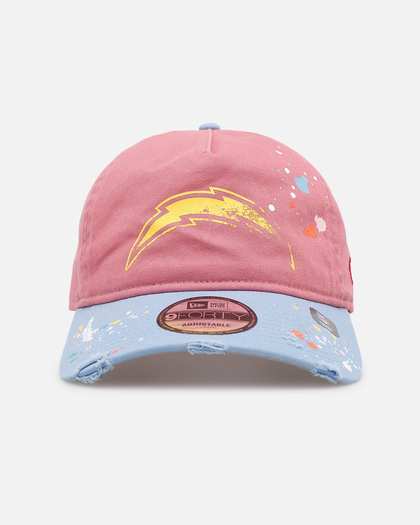New Era Los Angeles Chargers 'Seasoned' 9FORTY A-Frame Strapback Pink/Blue