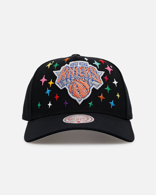 Mitchell & Ness New York Knicks 'Rhinestone Luxury' Pro Pinch Snapback Black