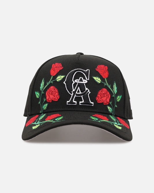 New Era Los Angeles Angels 'Garden' 9FORTY A-Frame Snapback Black
