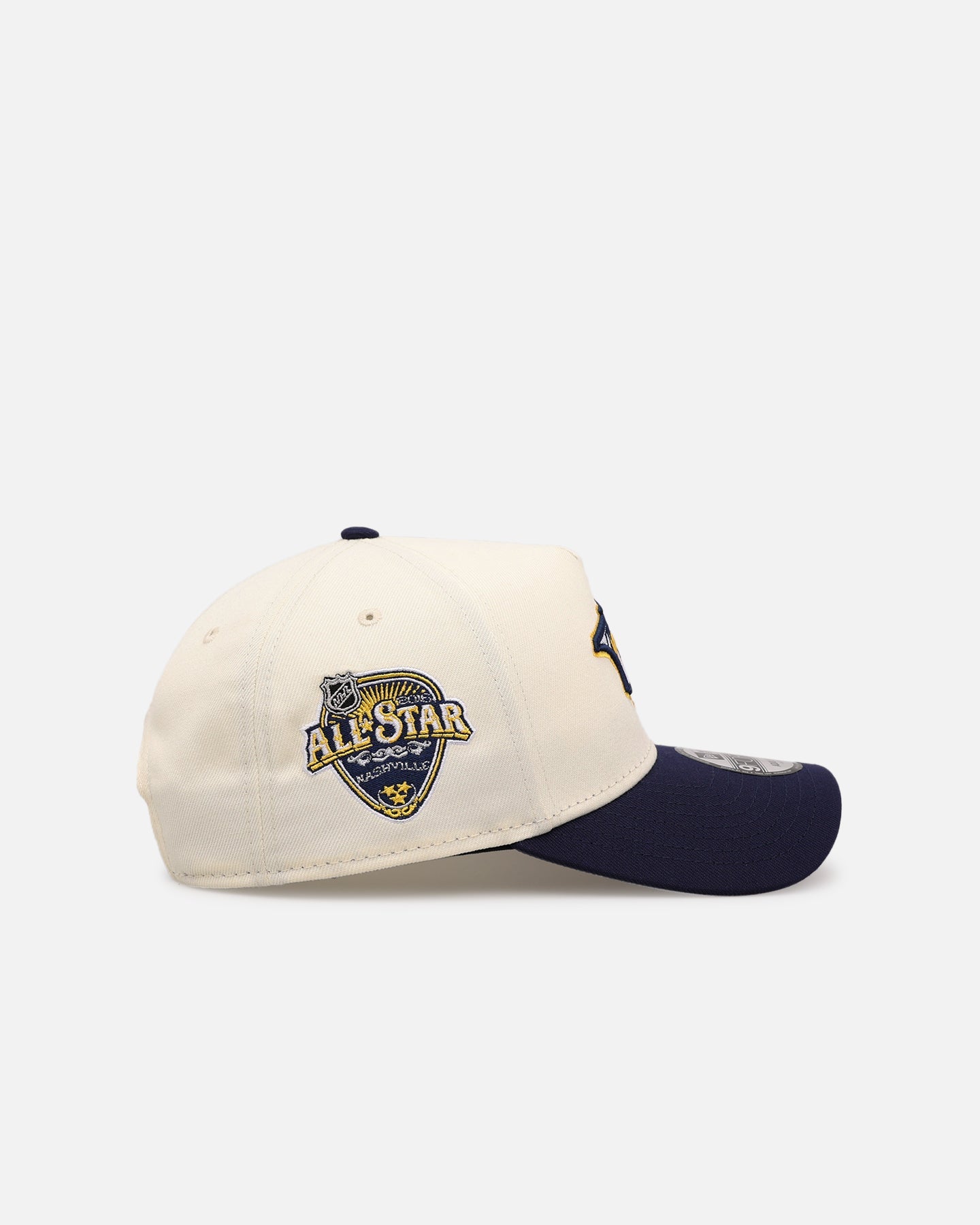 New Era Nashville Predators 'Team Color Visor' 9FORTY A-Frame Snapback Chrome/Official Team Color