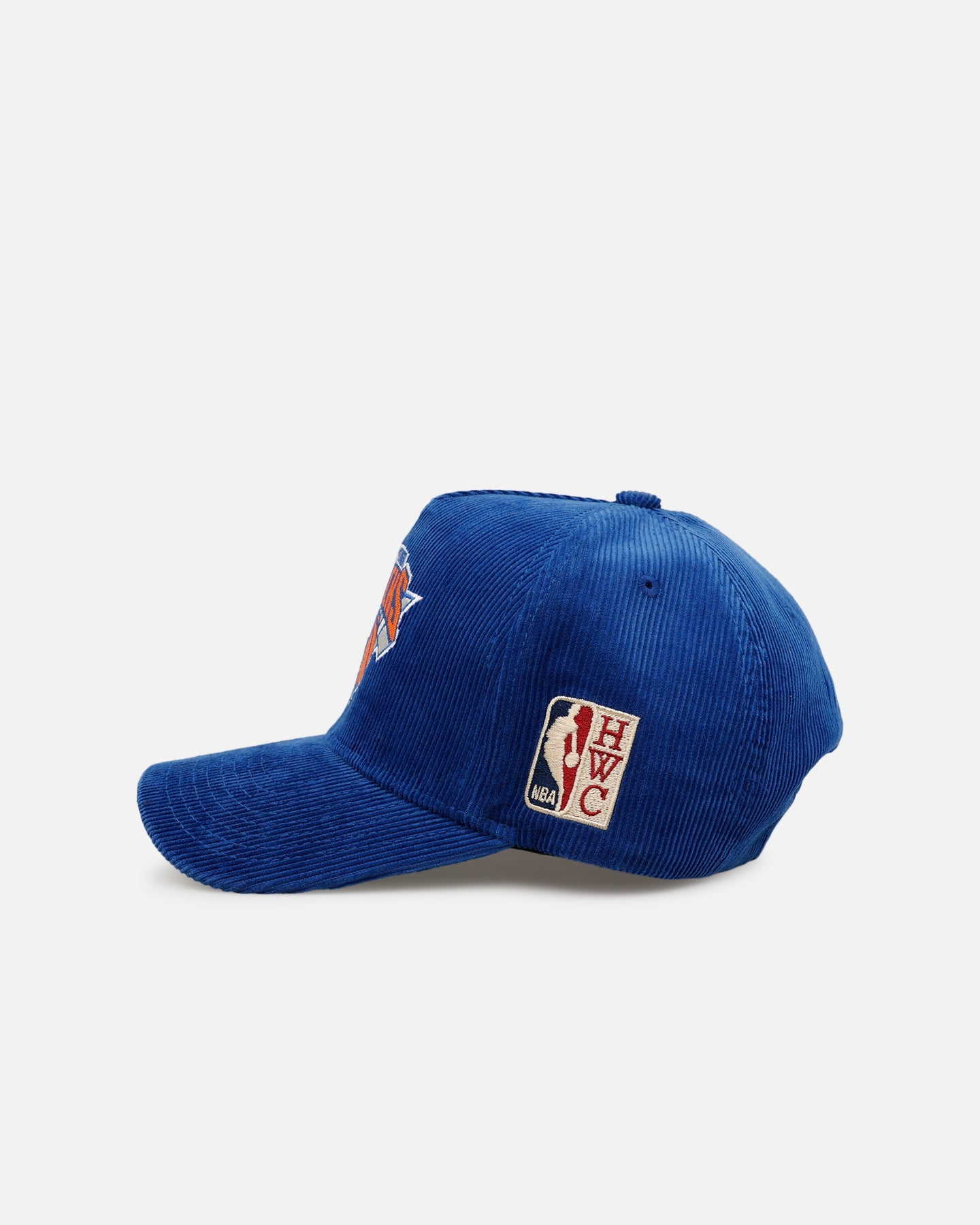 Mitchell & Ness New York Knicks 'Vintage Cord' Pro Pinch Snapback Blue