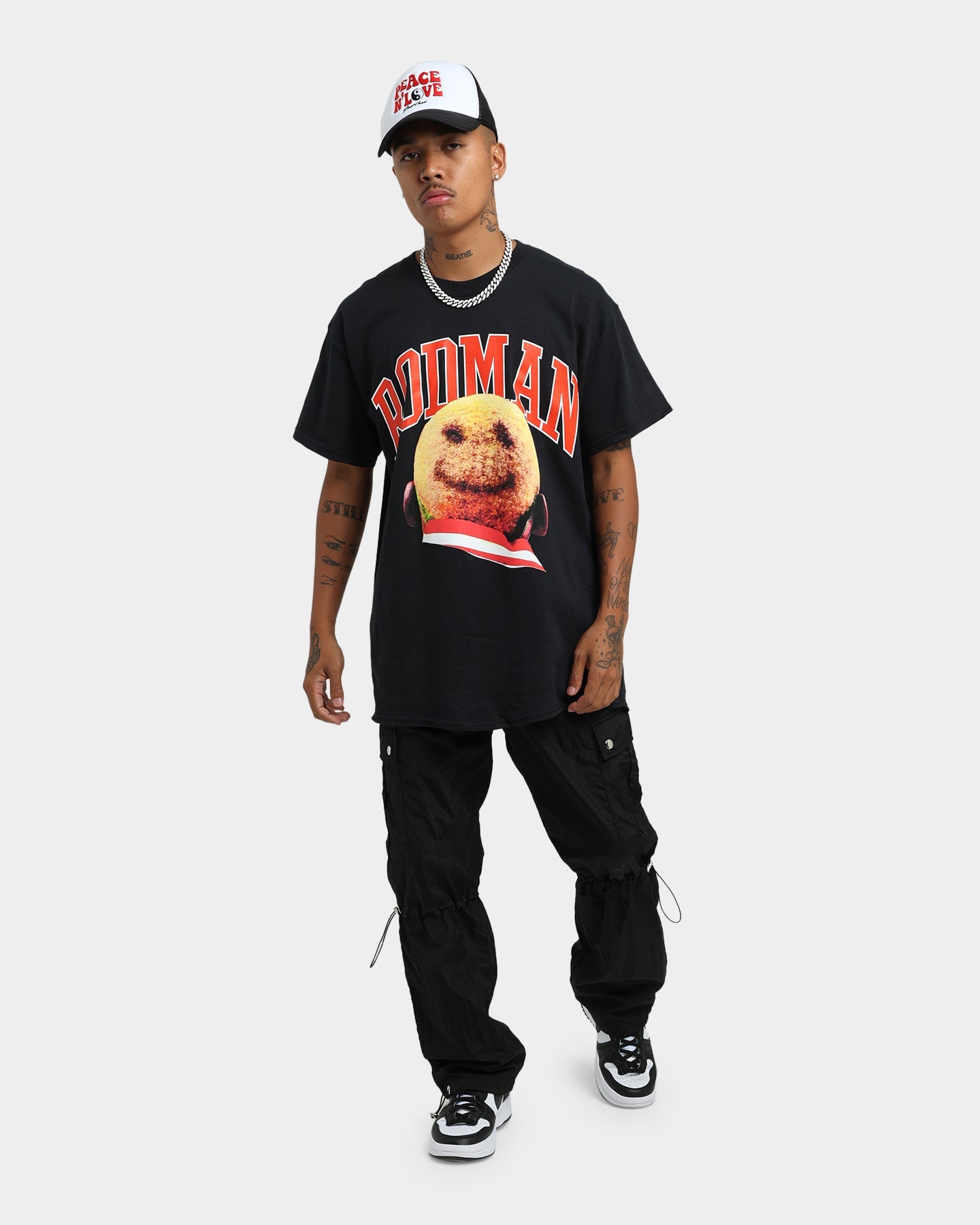 Rodman Brand Rodman Hair T-Shirt Black