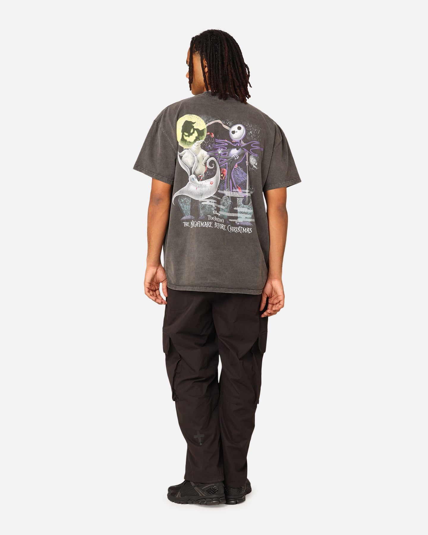 Goat Crew X The Nightmare Before Christmas Group Heavyweight Vintage T-Shirt Black Wash