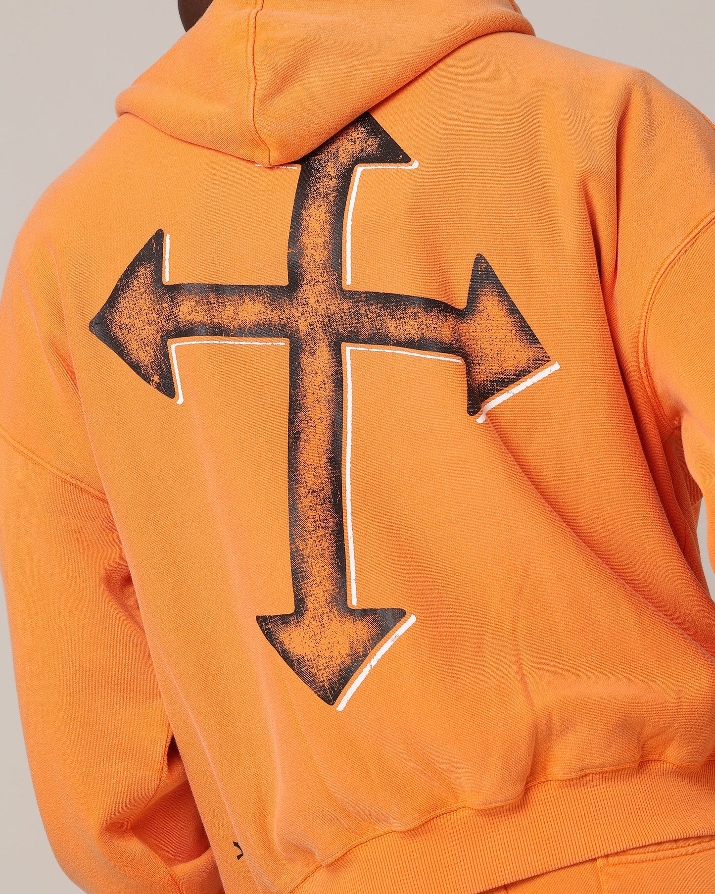 Saint Morta SSIX Vintage Hoodie Orange