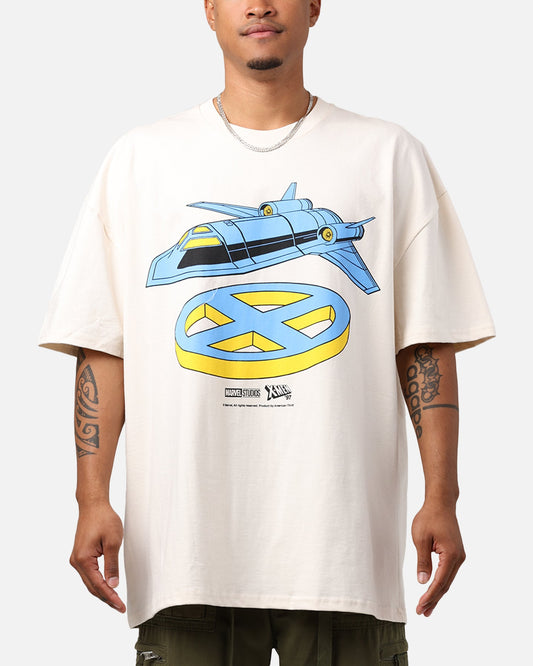 Marvel X-Men The Blackbird Heavyweight T-Shirt Off White