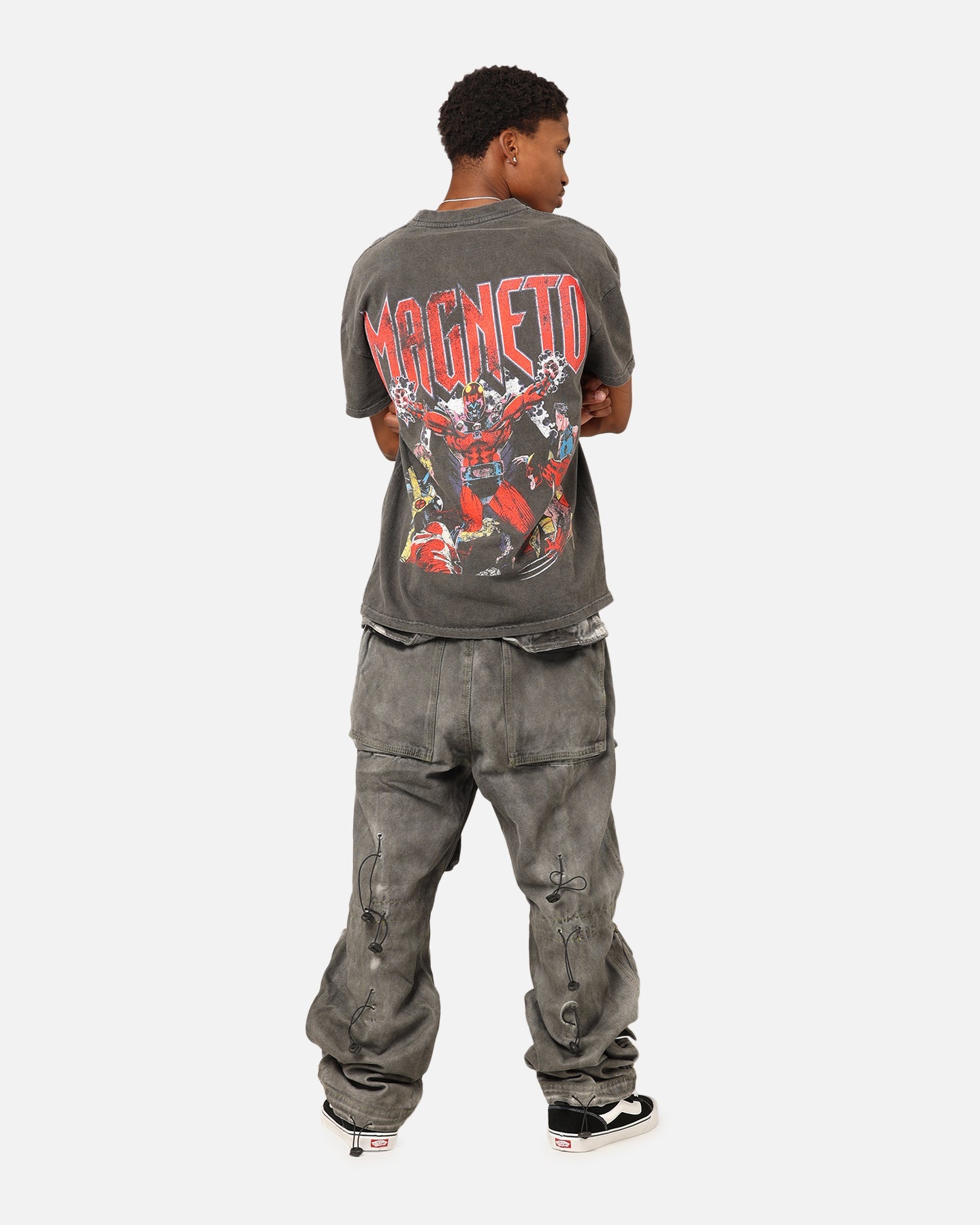 Marvel X-Men Magneto Heavyweight T-Shirt Black Wash