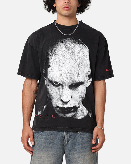 Loiter X Dune Feyd Rautha Vintage T-Shirt Black Acidwash