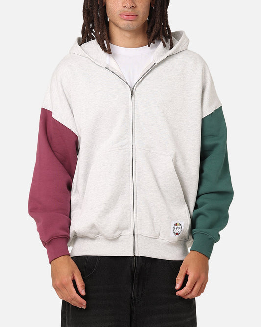 Carre Floral Full Zip Hoodie Multi