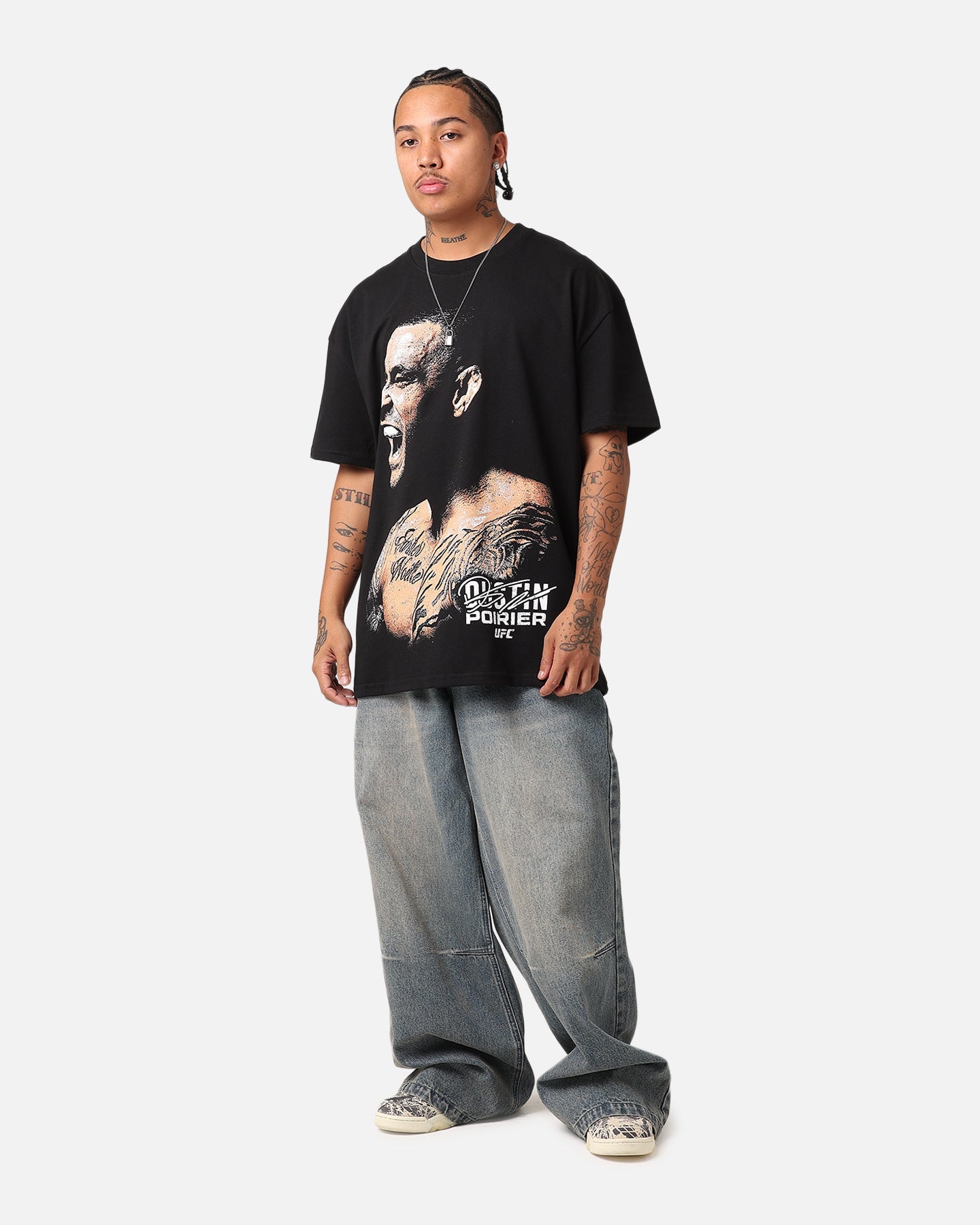 UFC By Culture Kings Dustin Poirier Heavy T-Shirt Black