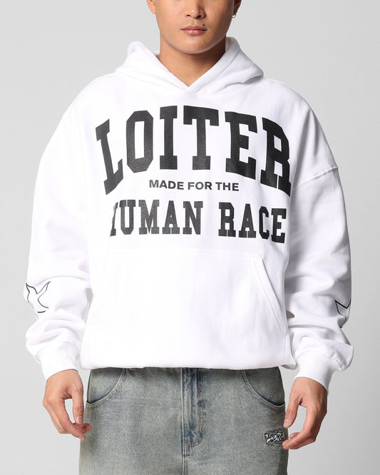 Loiter Training Day Hoodie White