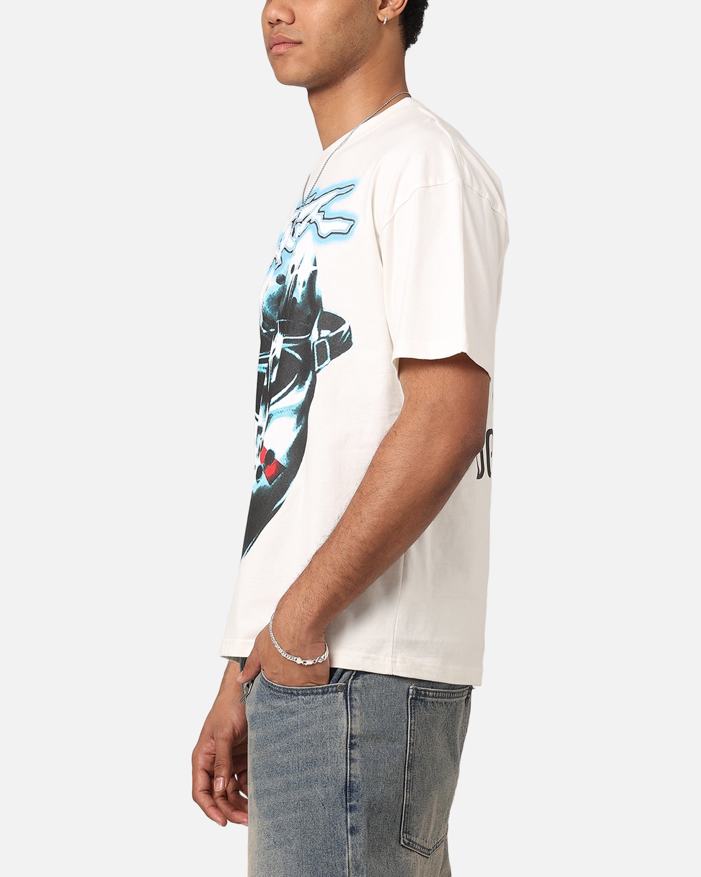 Loiter Search And Destroy T-Shirt Off White