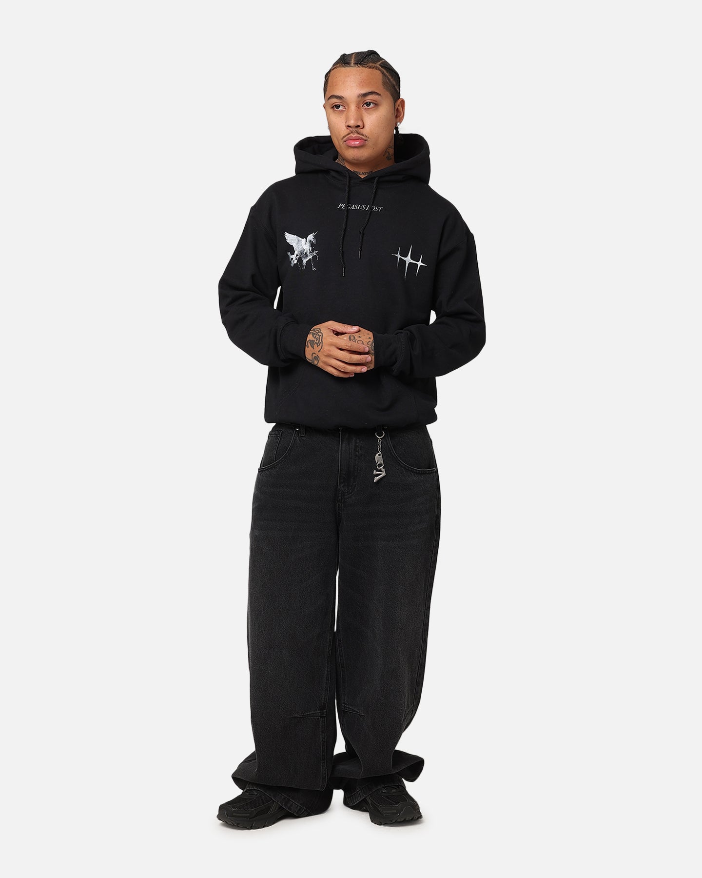 The Anti Order Pegasus Lost Hoodie Black