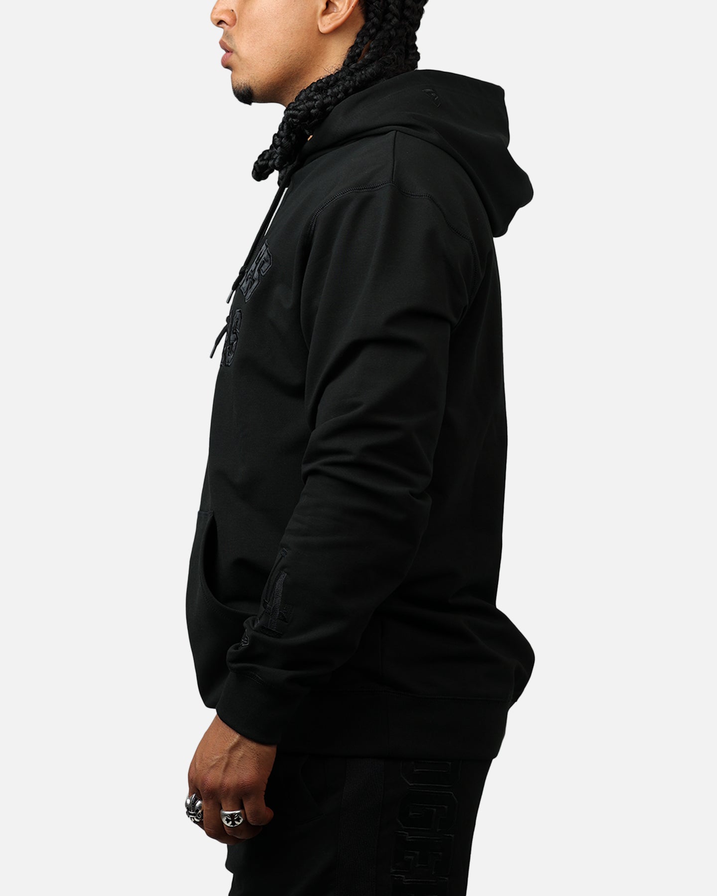 New Era Los Angeles Dodgers Logo Select Hoodie Black/Black