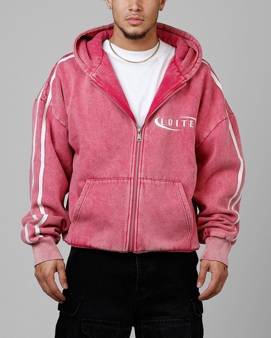 Loiter Night Vision Hoodie Washed Purple