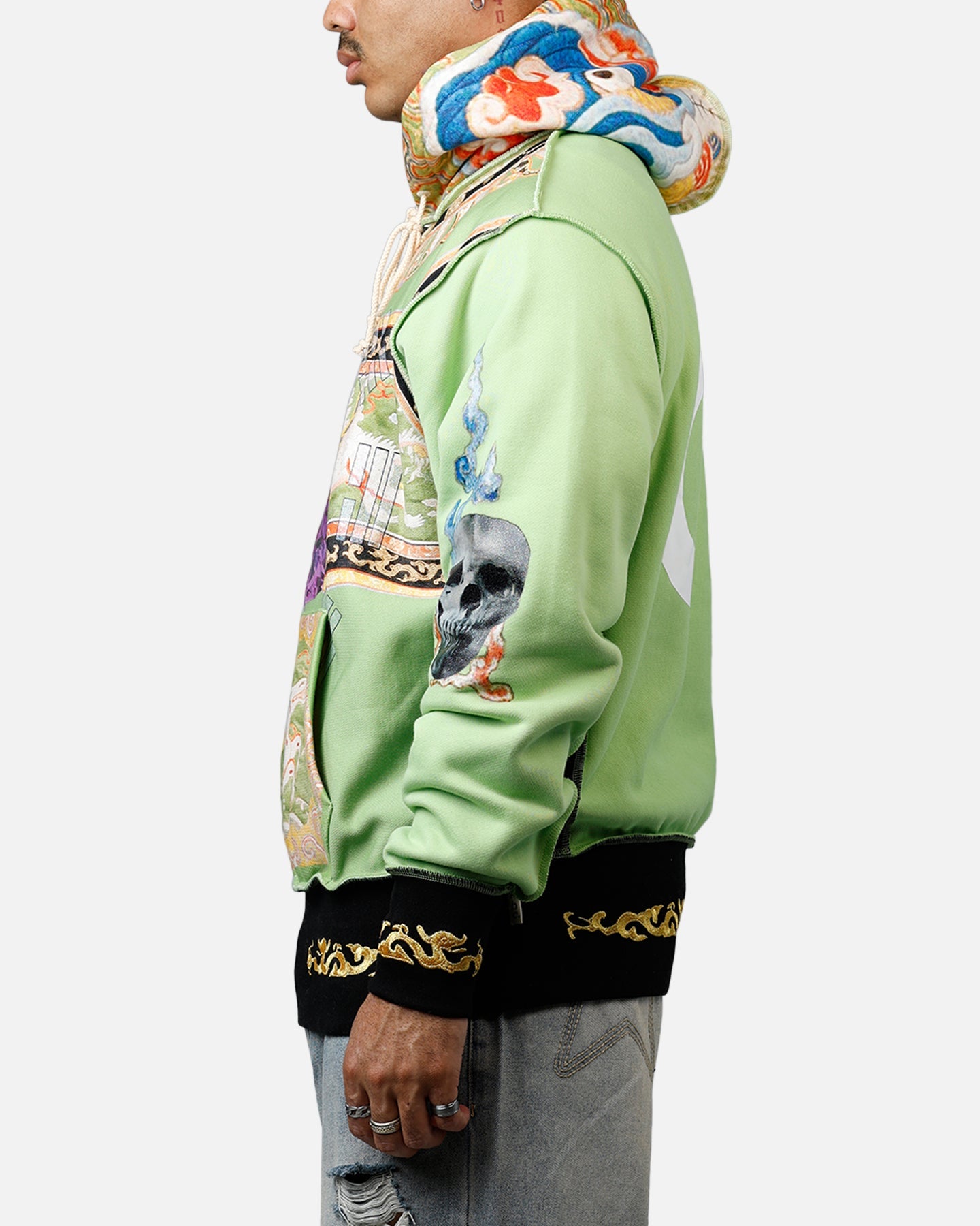 ABC Birthstone Hoodie Light Green