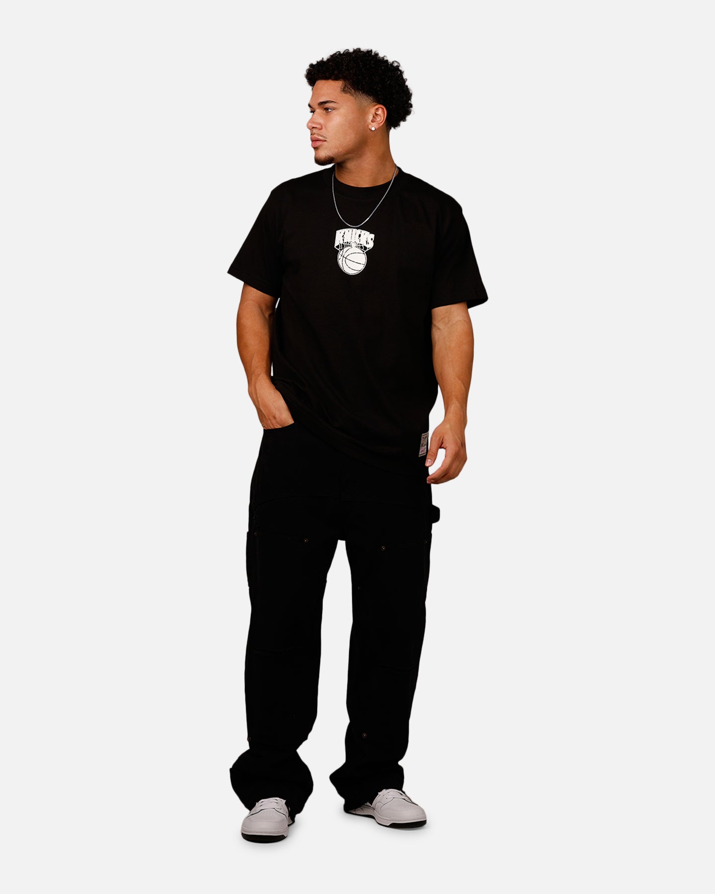 Mitchell & Ness New York Knicks Web T-Shirt Black
