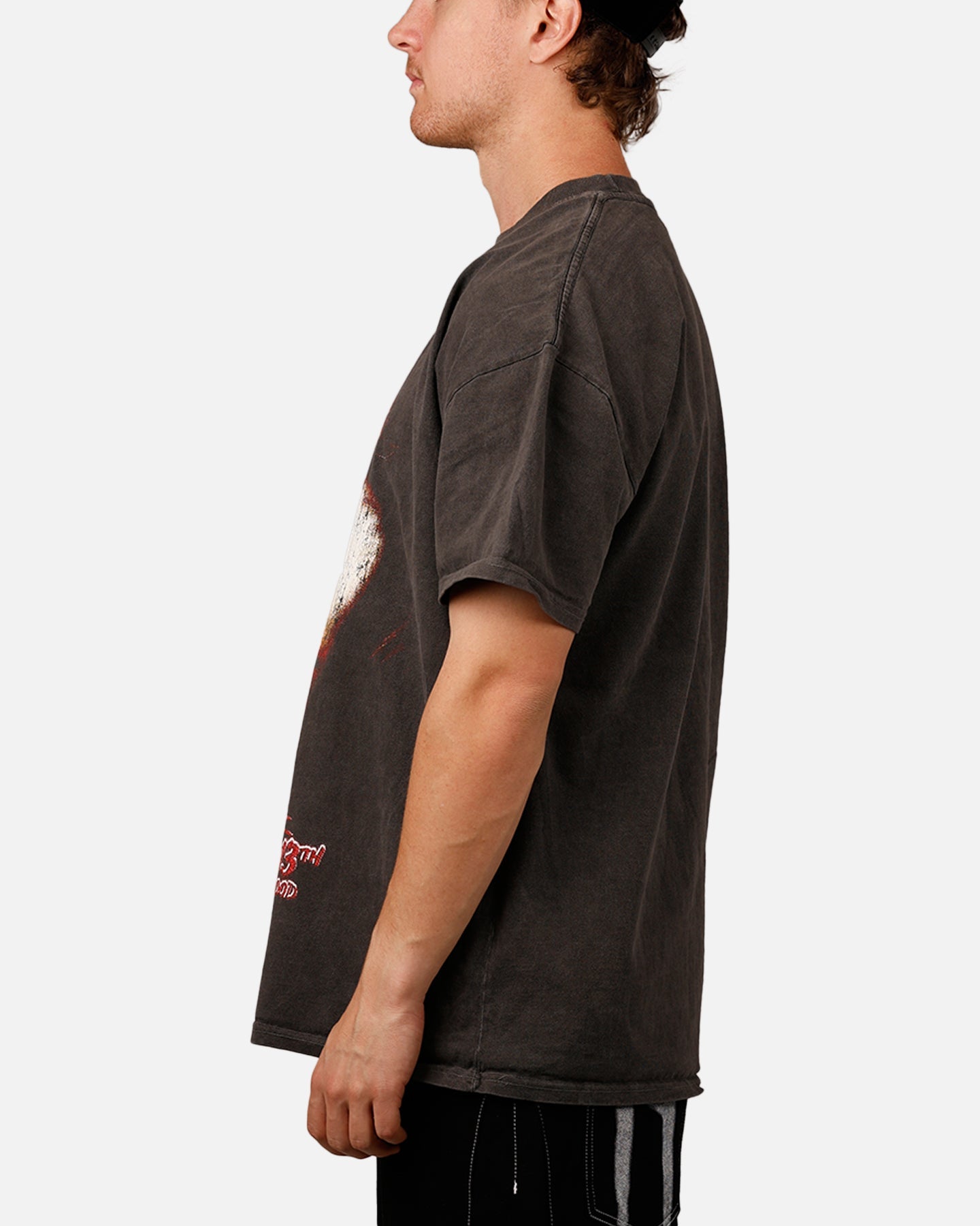 73Studio X Friday The 13th Part VII 'Horror Classics' The New Blood Heavyweight T-Shirt Black Wash