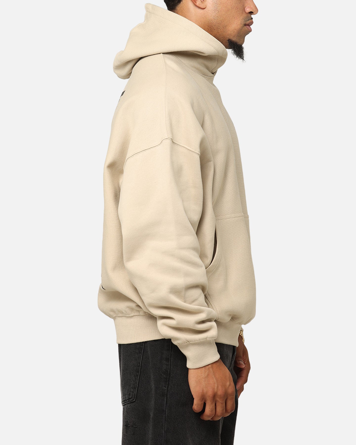 Saint Morta Heavens Boxy Hoodie Stone