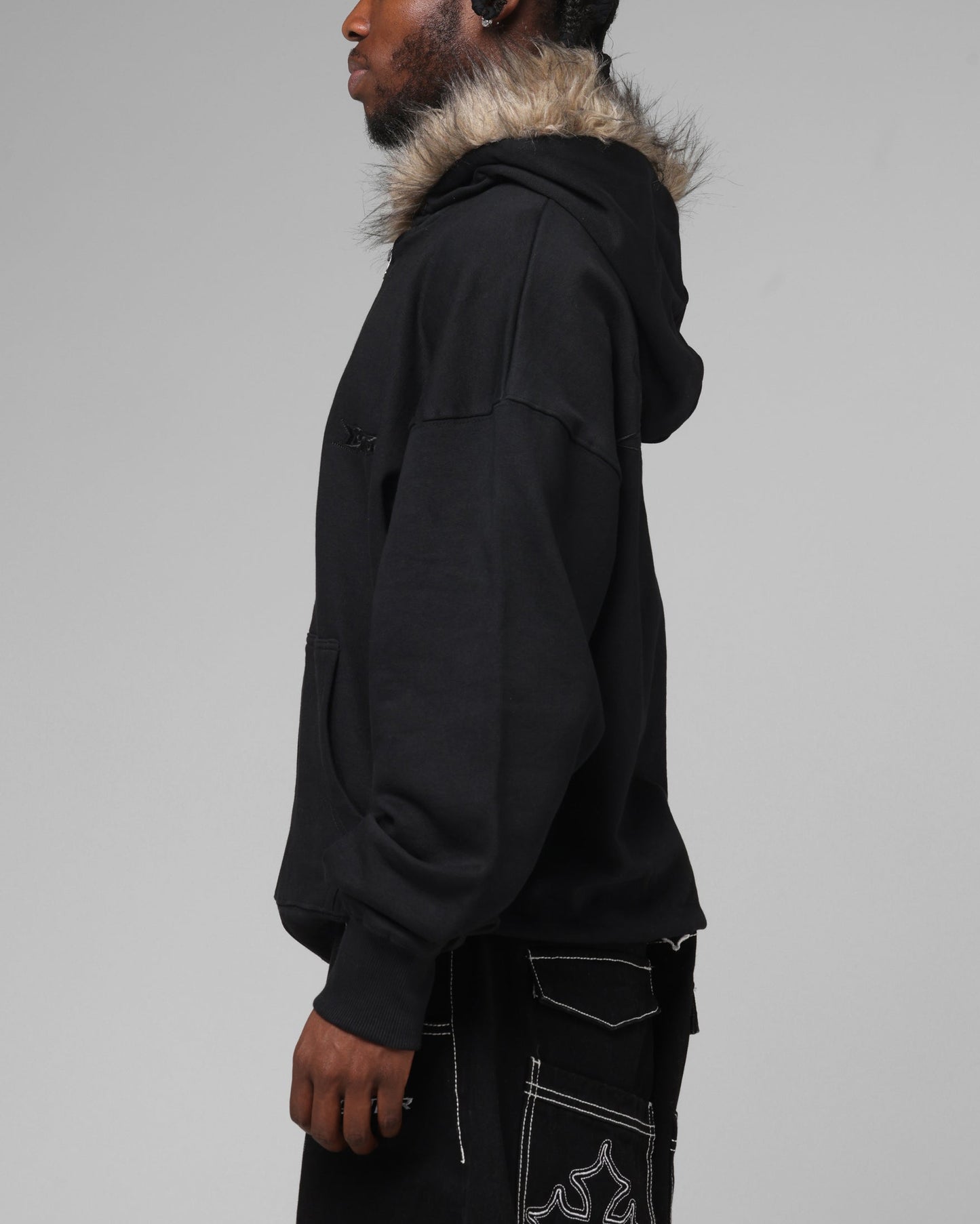 Loiter Purity Zip Hoodie Black