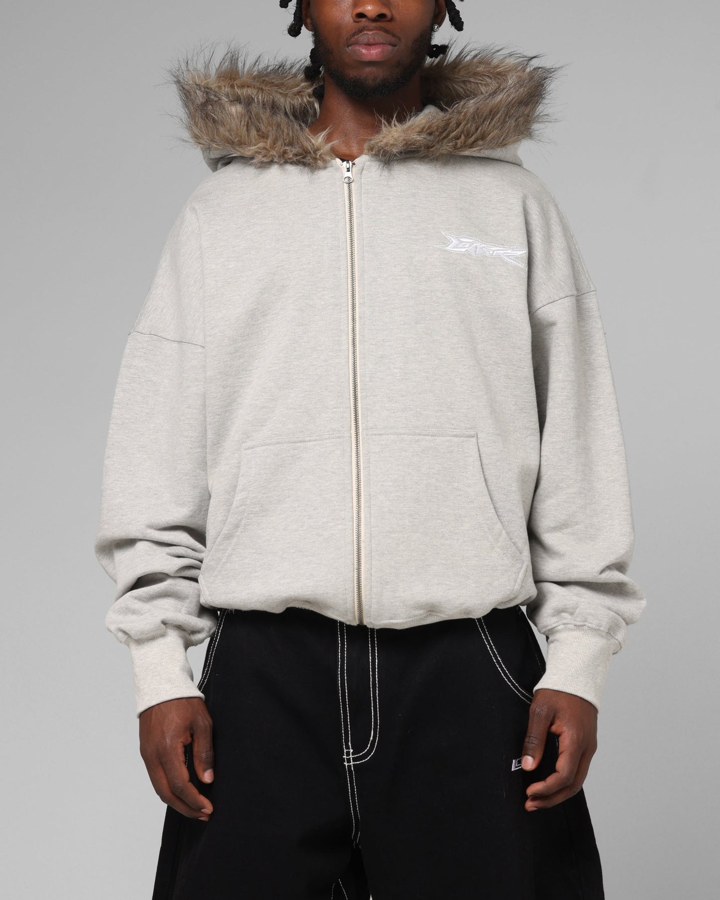 Loiter Purity Zip Hoodie Grey