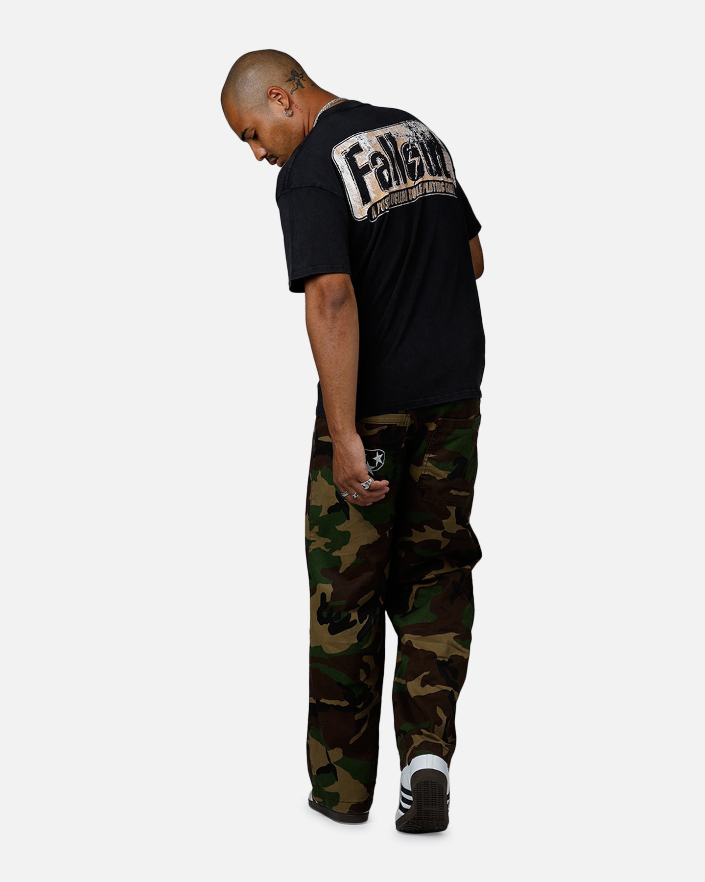 73Studio X Fallout '97 Fallout Vintage T-Shirt Black Acidwash
