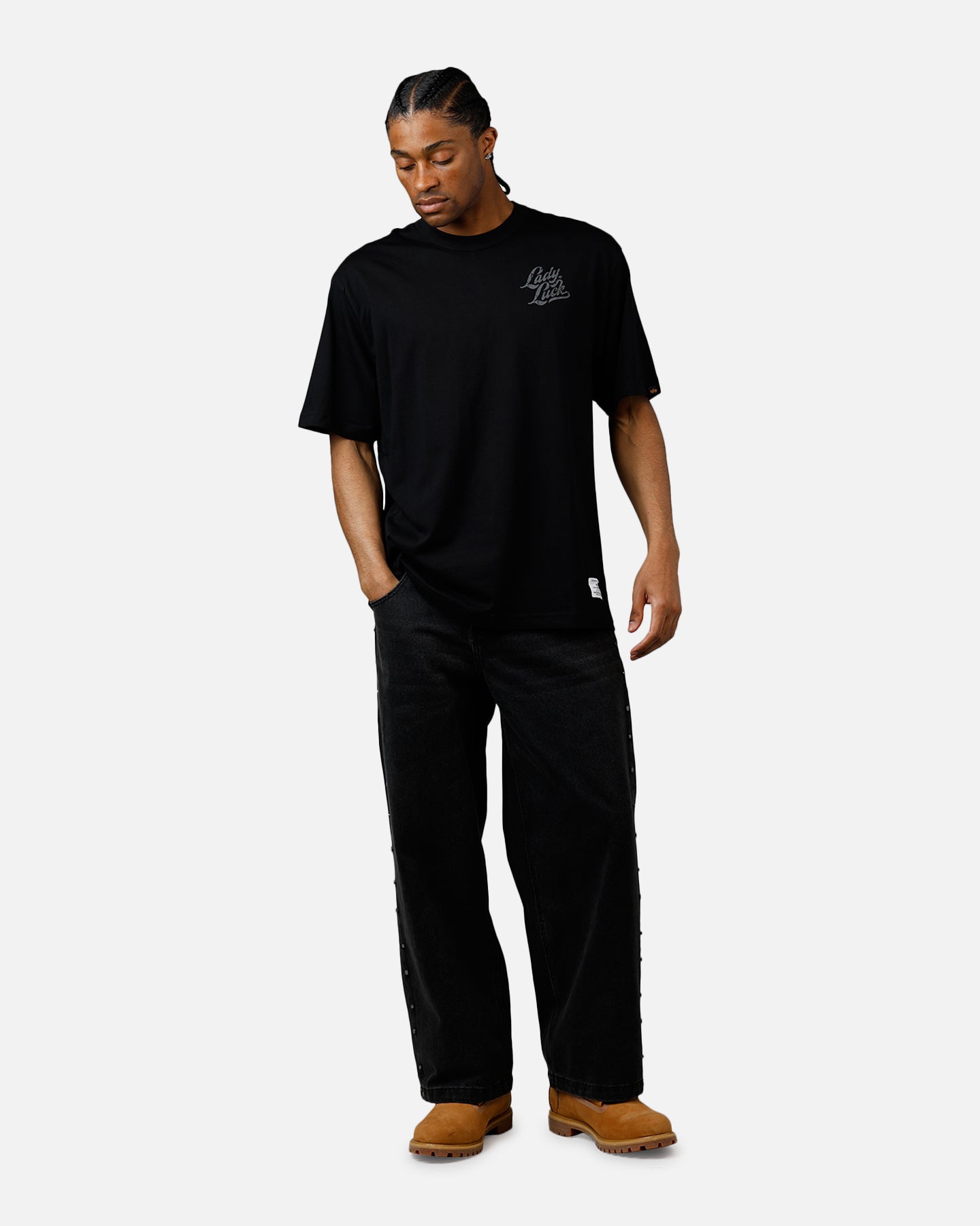 Alpha Industries Lady Luck T-Shirt Black