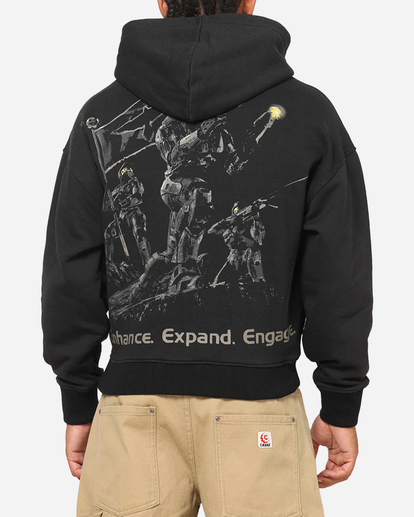 73Studio X Halo 2 Multiplayer Zip Hoodie Vintage Black