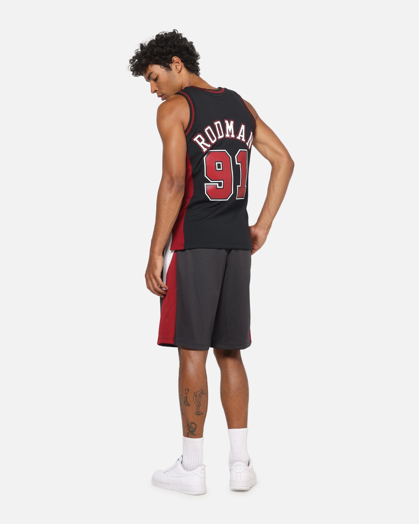 Mitchell & Ness Chicago Bulls Dennis Rodman Rave Jersey Black/Red