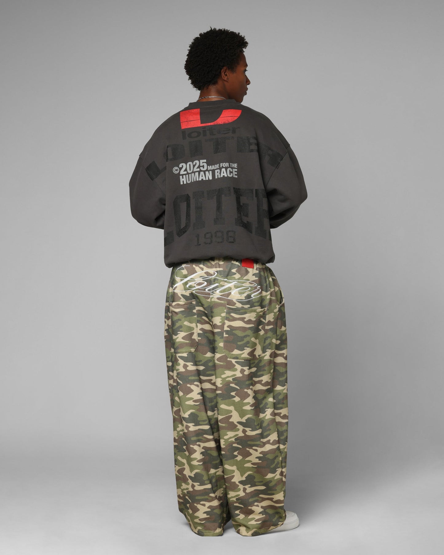 Loiter Champ Crewneck Black