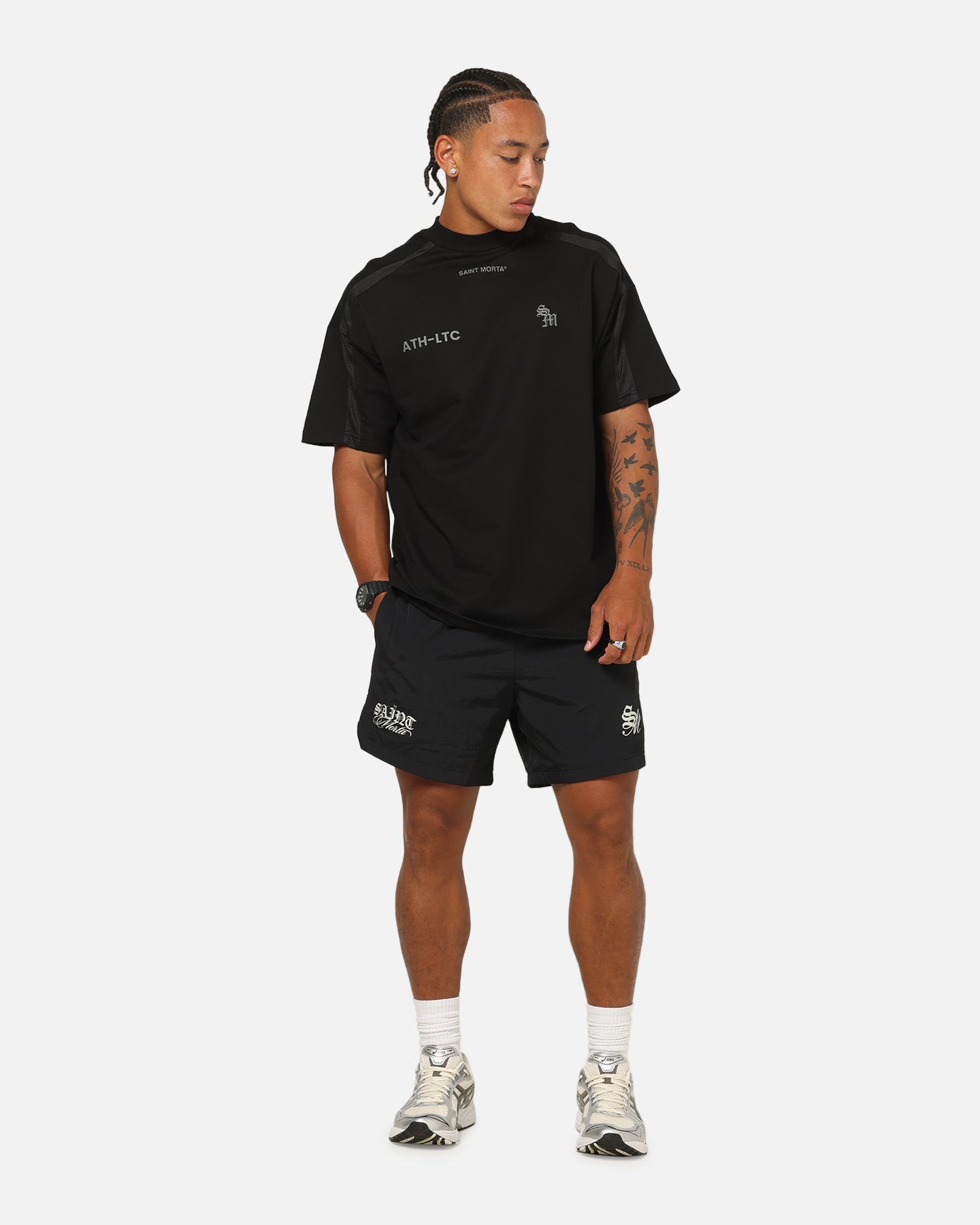 Saint Morta Athltc Recon T-Shirt Black