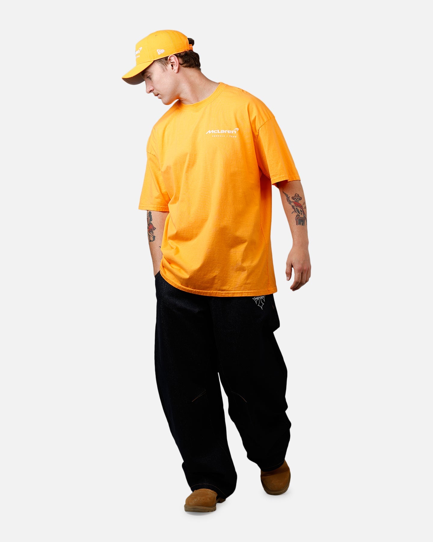 Culture Kings X McLaren F1 Oscar & Lando T-Shirt Orange
