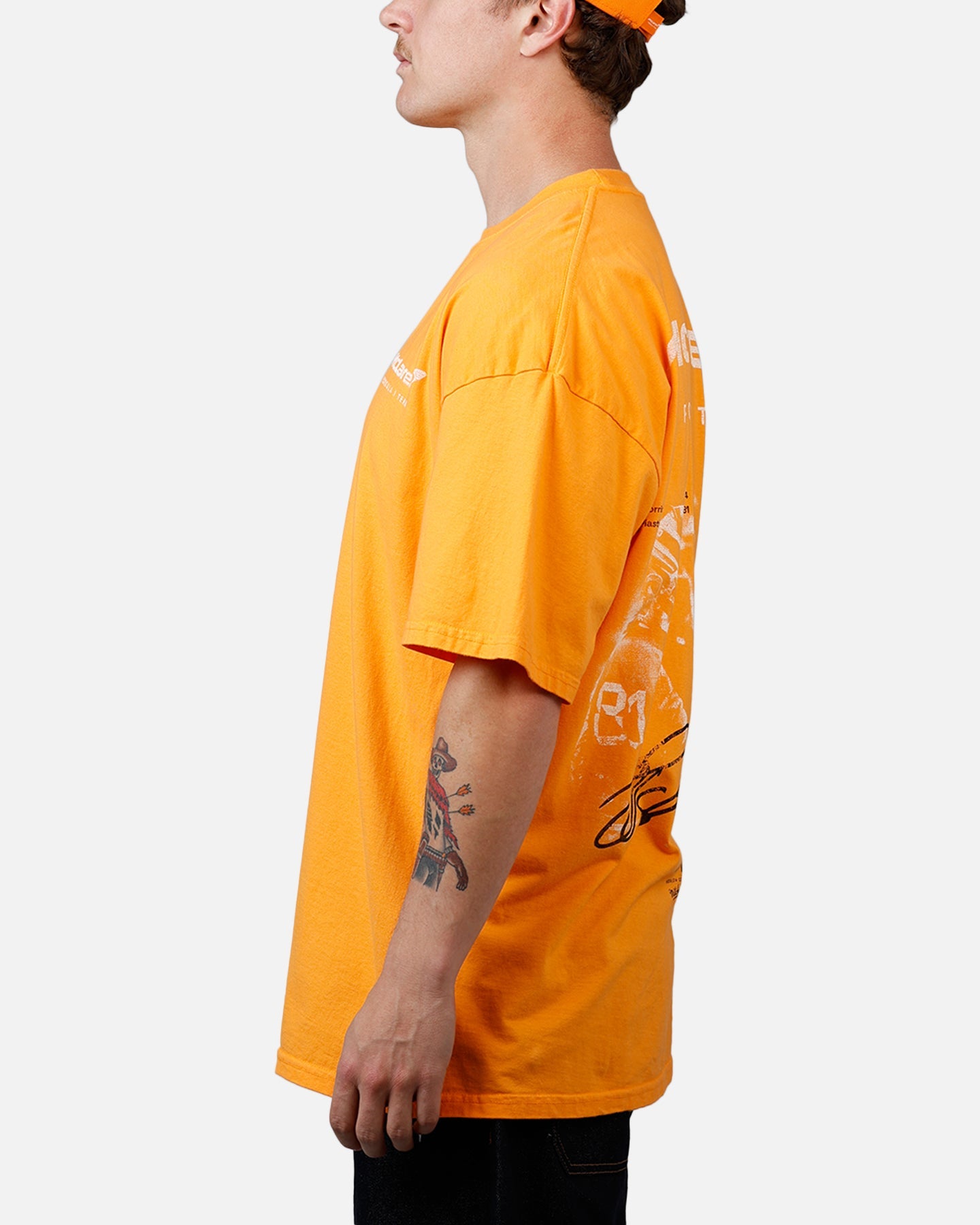 Culture Kings X McLaren F1 Oscar & Lando T-Shirt Orange