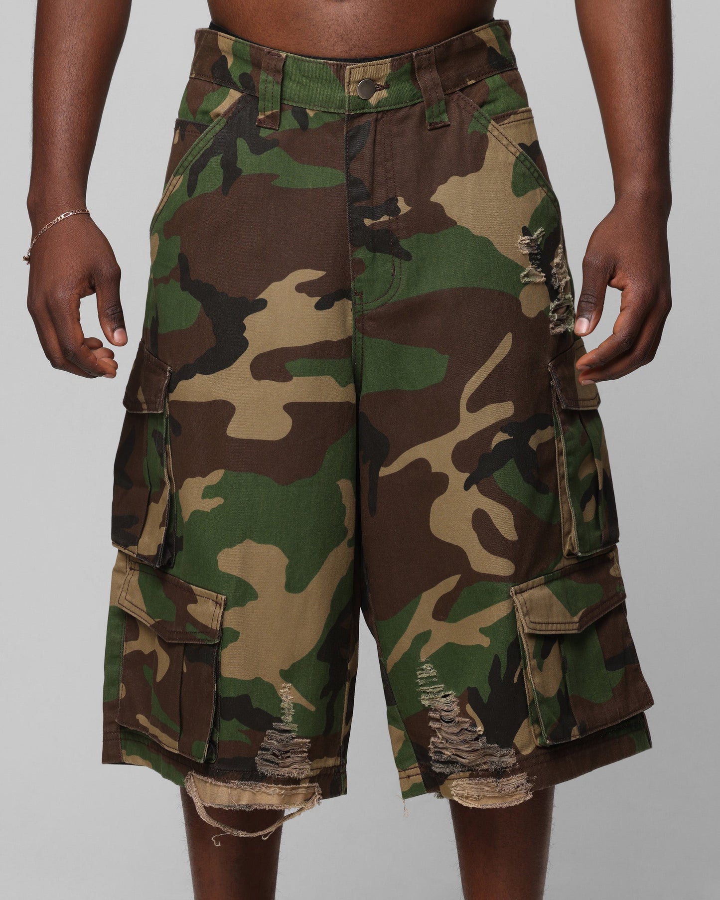 Loiter Collateral Cargo Shorts Camo