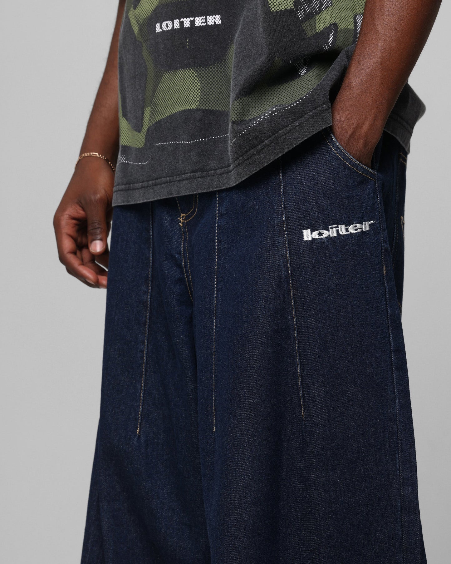 Loiter Kyoto Denim Jeans Raw Indigo