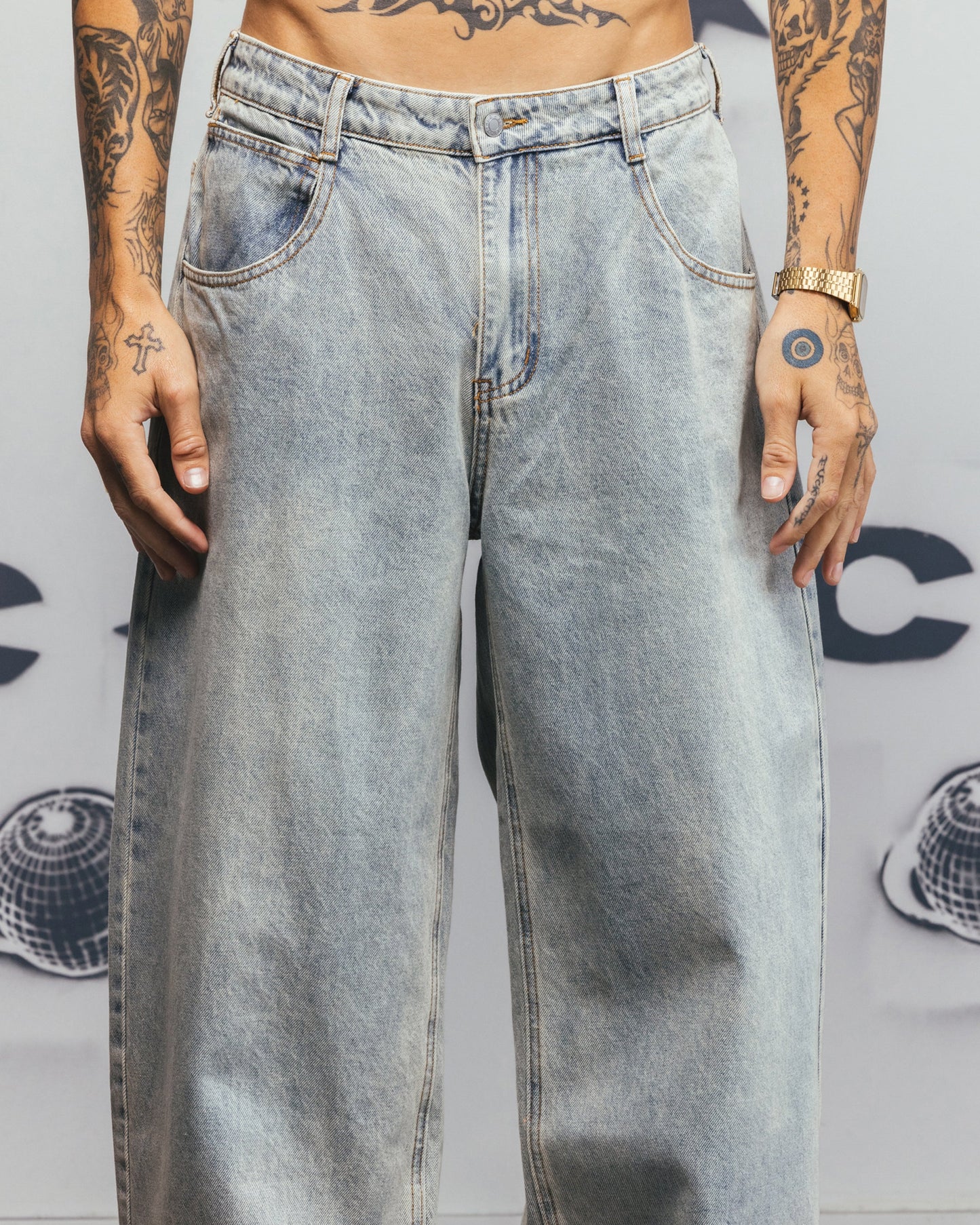 Carre Subway Jeans Dirty Blue