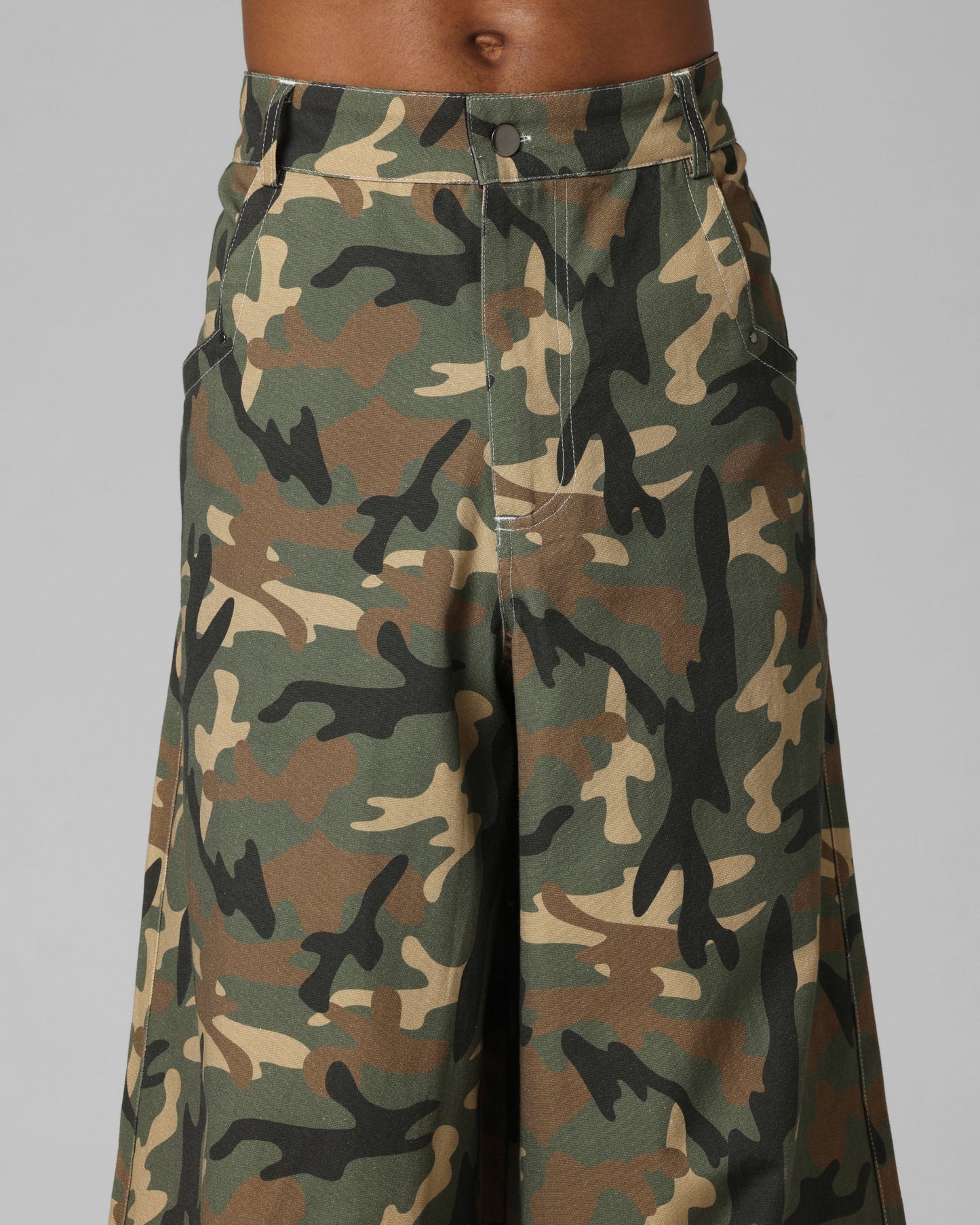 Loiter F-22 Raver Jeans Woodland Camo