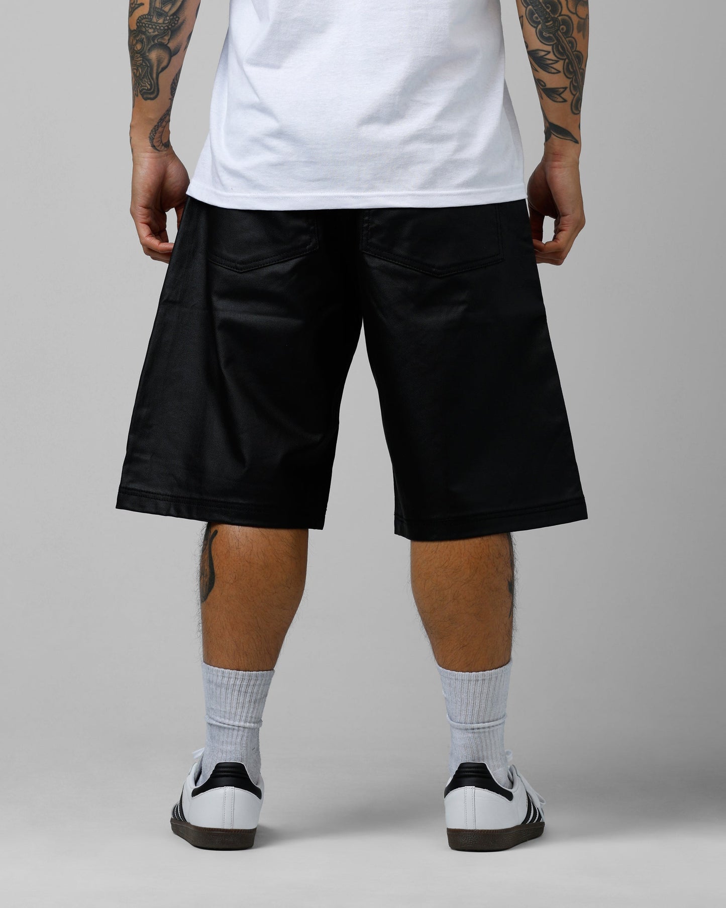 Loiter F-16 Denim Jorts Black
