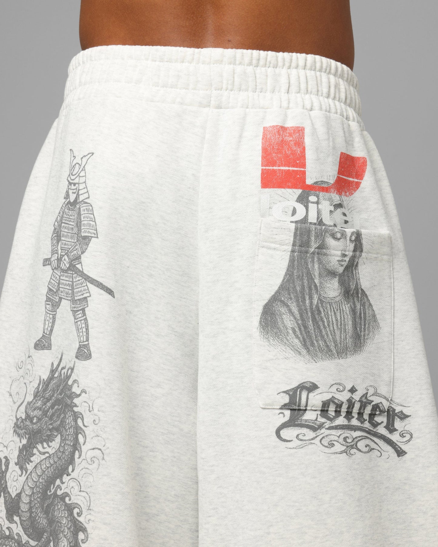 Loiter Holy Flame Sweatpants Grey