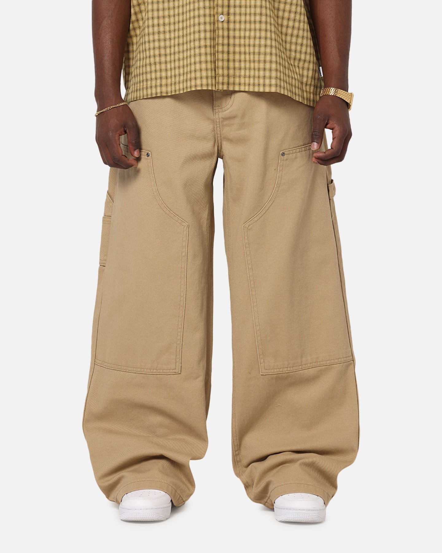 Carre Baggy Work Jeans Stone