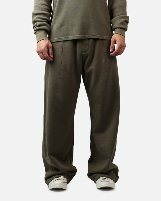 American Thrift Wide Leg Pants Washed Olive