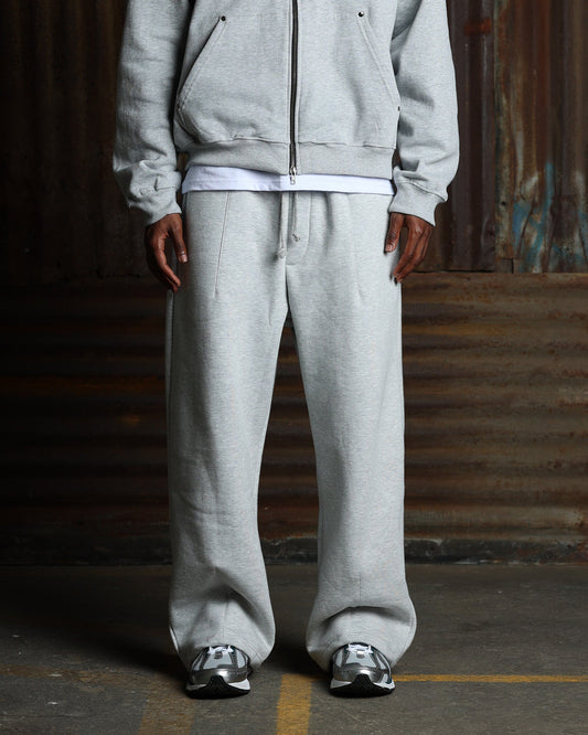 American Thrift Wide Leg Pants Grey Heather