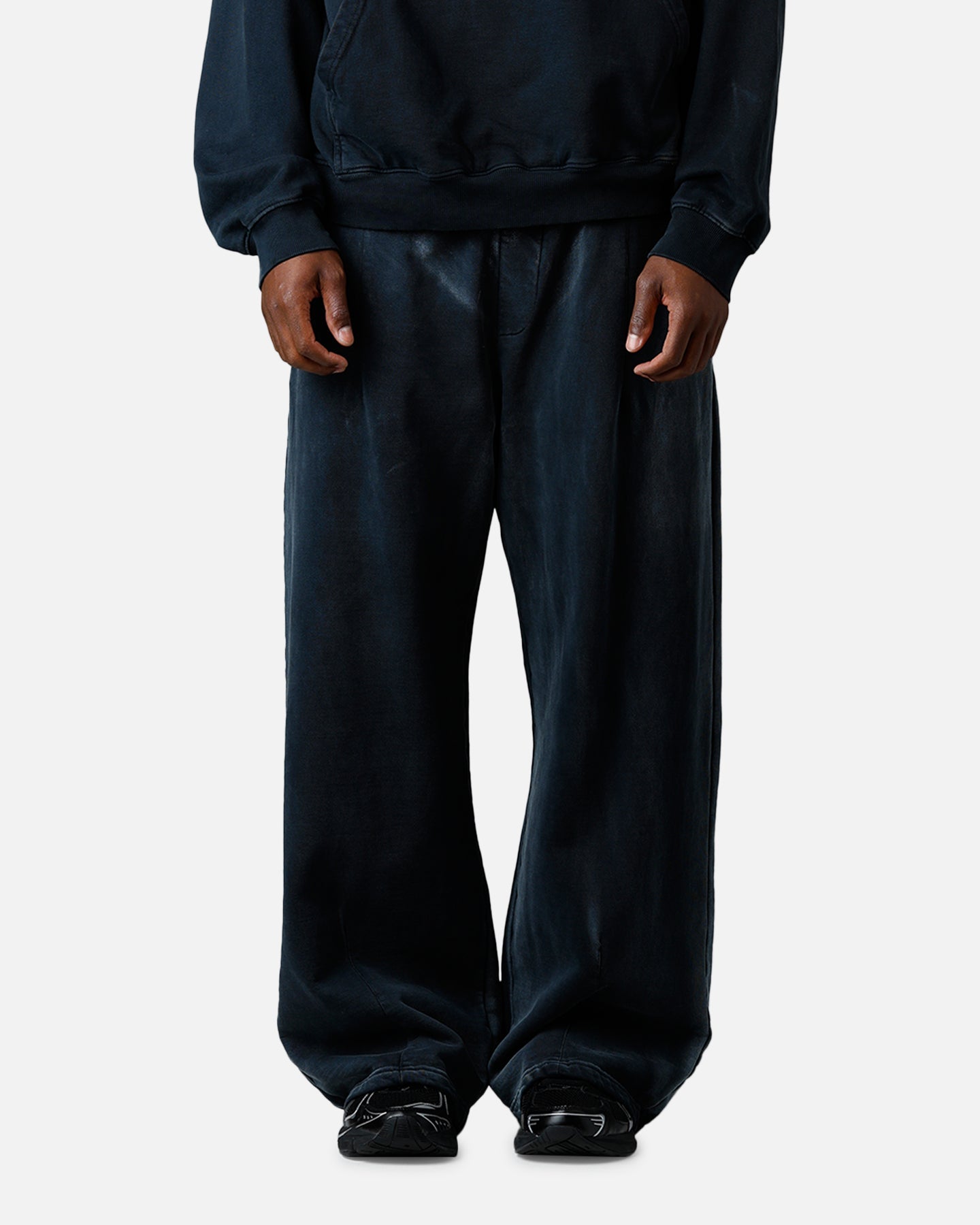 American Thrift Wide Leg Pants Washed Black