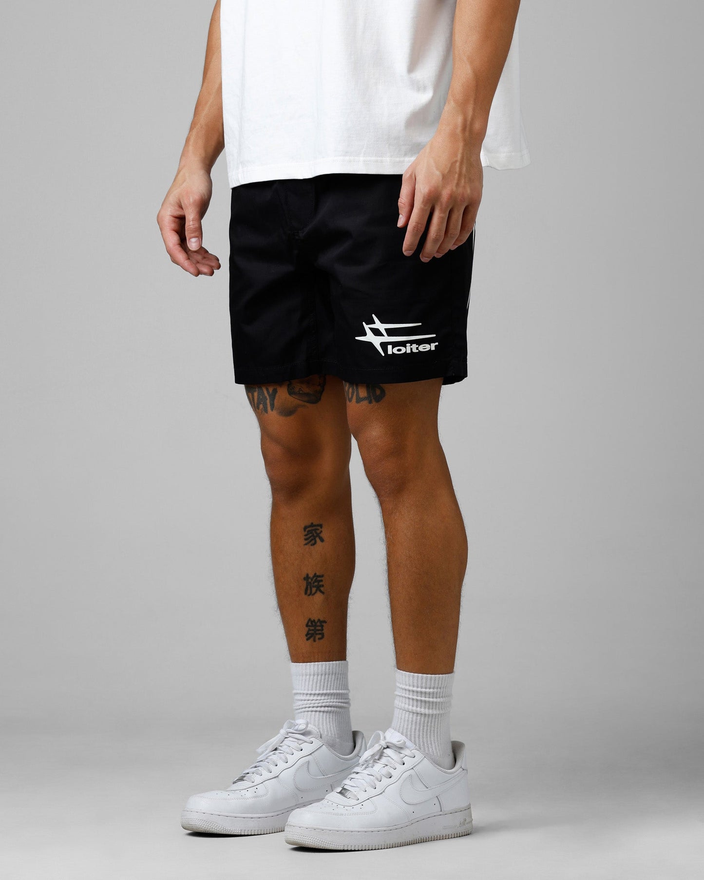 Loiter Nylon Shorts Black