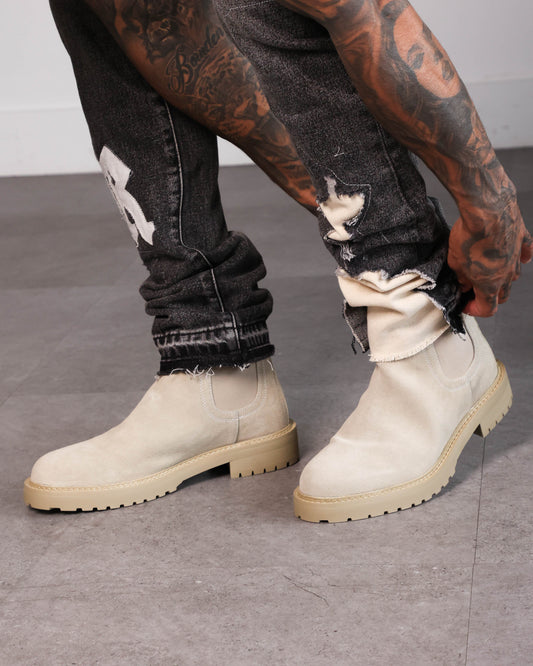 Saint Morta Chunky Chelsea Boot Light Stone