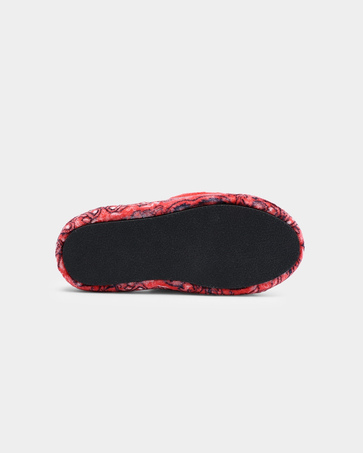73Studio Velcro Paisley Bandana Slipper Red/Black/White